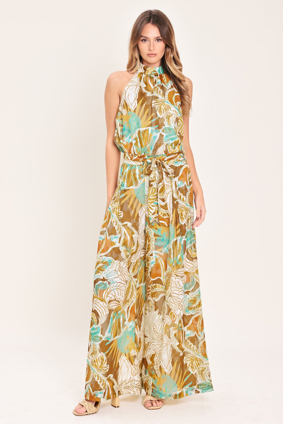 GOLDEN SHORES FLOW WOVEN PANTS - Glamourous Grace