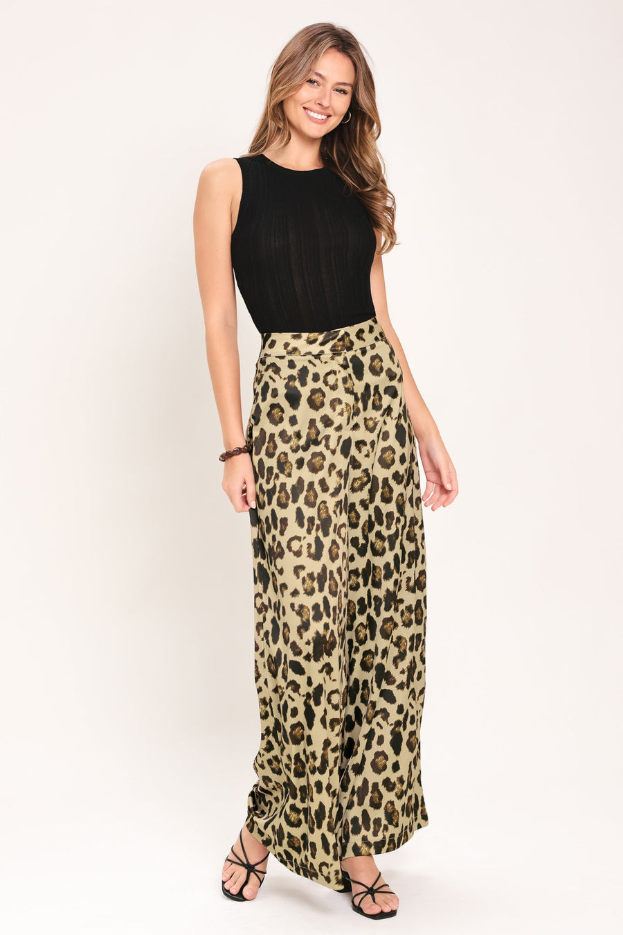 JUNGLE GLAM WOVEN WIDE LEG PANTS - Glamourous Grace