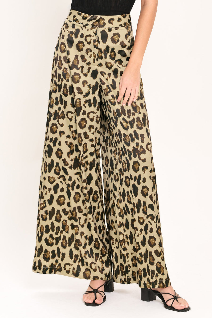 JUNGLE GLAM WOVEN WIDE LEG PANTS - Glamourous Grace