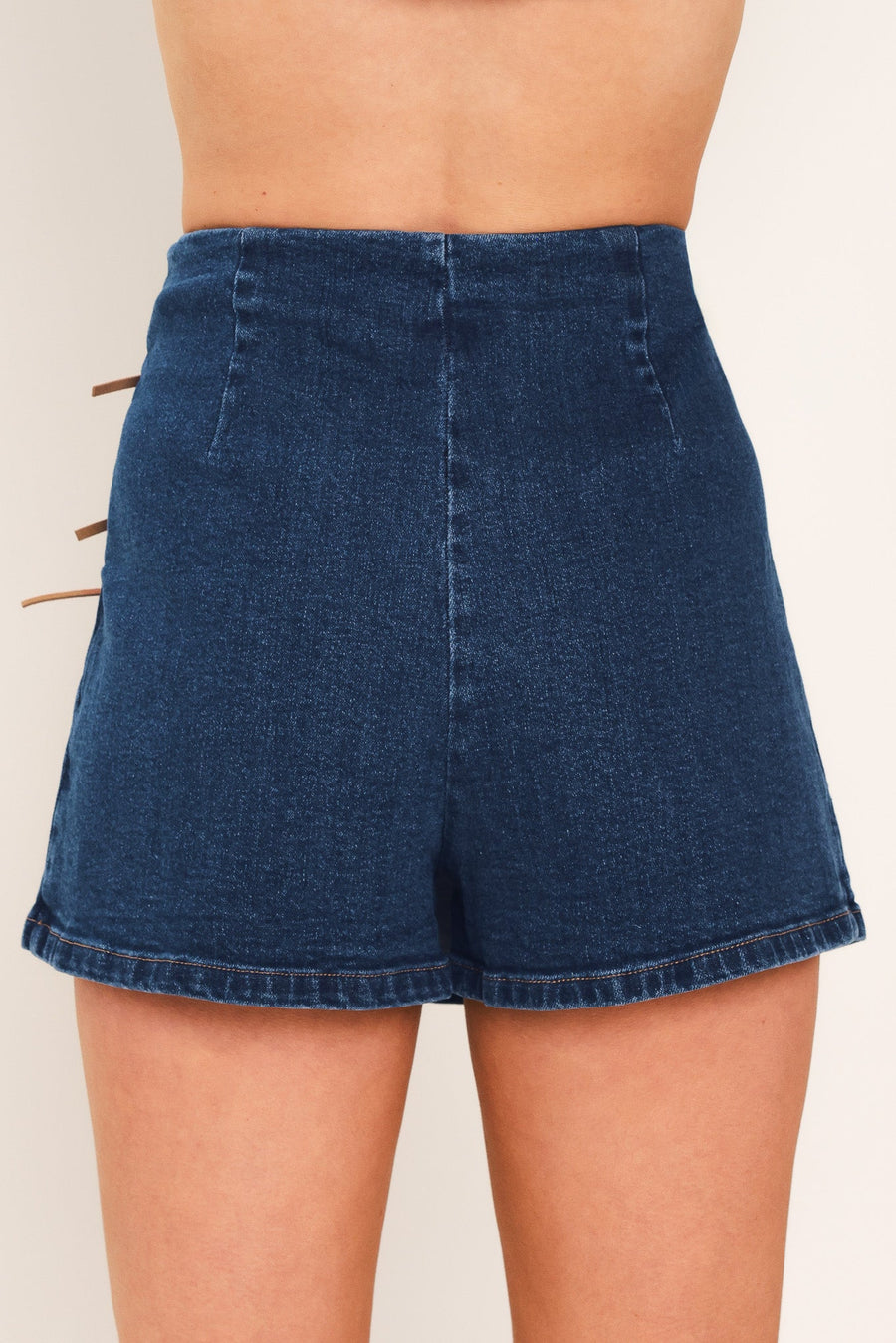 RETRO CAFÉ DENIM SKORT - Glamourous Grace