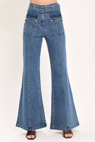 BLUE HORIZON HEIRESS DENIM PANTS