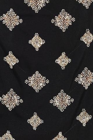 JEWELED NOIR BLACK EMBELLISHED SKORT