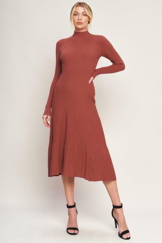 STOLEN KISSES SWEATER MIDI DRESS - Glamourous Grace