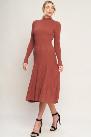 STOLEN KISSES SWEATER MIDI DRESS - Glamourous Grace