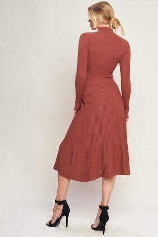 STOLEN KISSES SWEATER MIDI DRESS - Glamourous Grace