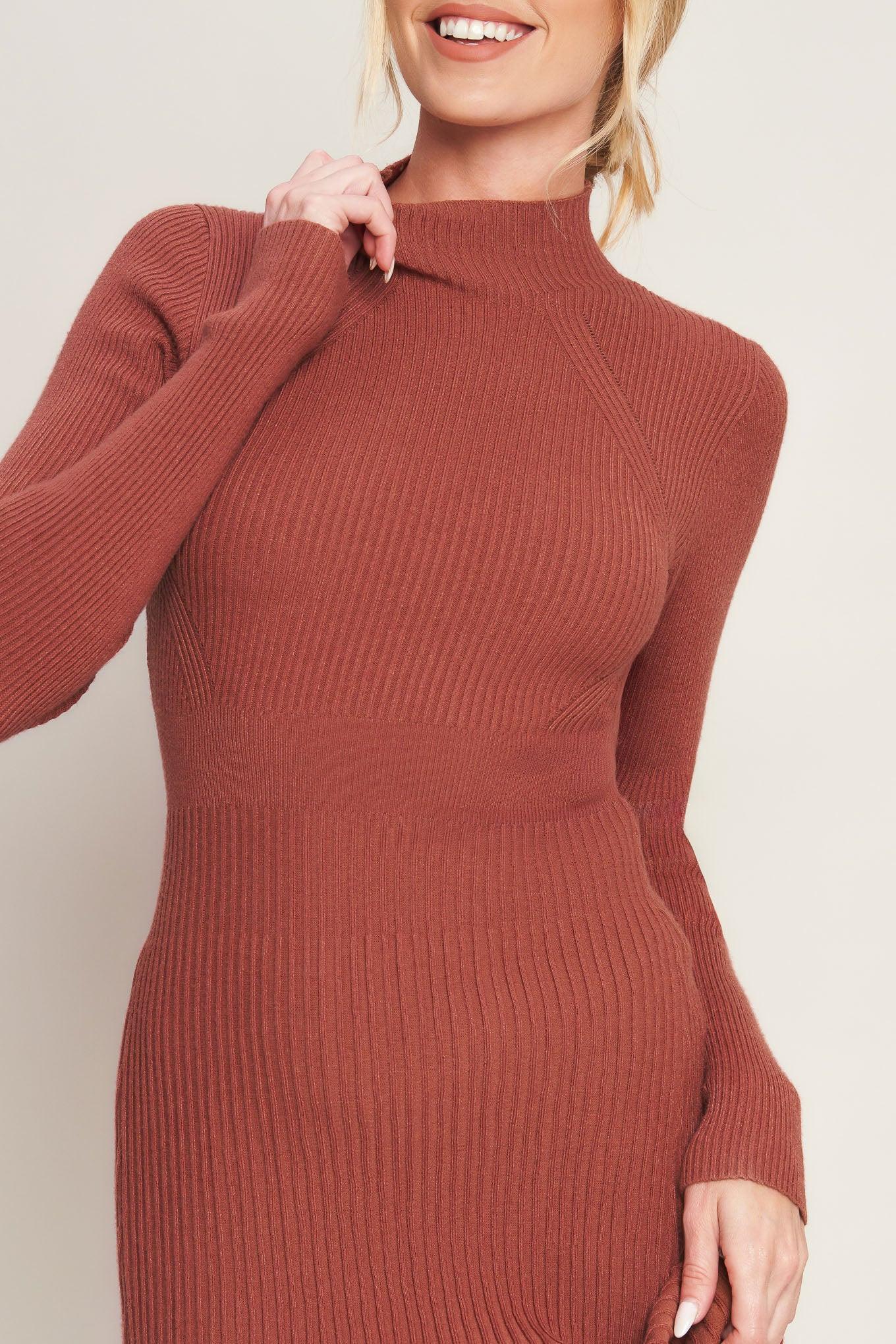 STOLEN KISSES SWEATER MIDI DRESS - Glamourous Grace