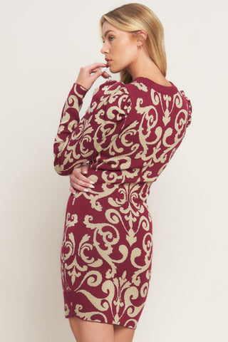 BASK IN LOVE SWEATER MINI DRESS - Glamourous Grace