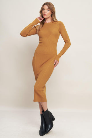 BE WITH YOU SWEATER MIDI DRESS - Glamourous Grace