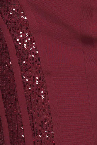 HOLIDAY GLAM BANDAGE MINI DRESS - Glamourous Grace