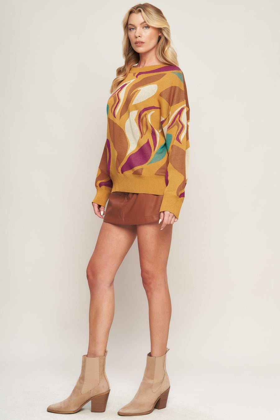 READY TO ADORE SWEATER TOP - Glamourous Grace