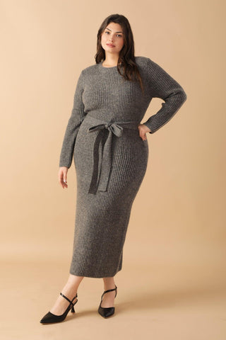 BE GOOD TO ME SWEATER MIDI DRESS - Glamourous Grace
