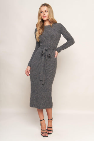 BE GOOD TO ME SWEATER MIDI DRESS - Glamourous Grace