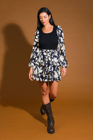 ALL MY LIFE SWEATER WOVEN MINI DRESS - Glamourous Grace