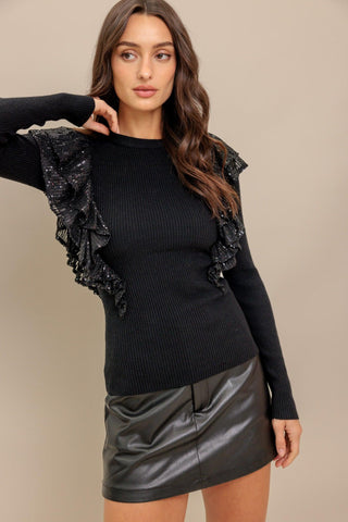 FIGHT THE FEELING SWEATER TOP - Glamourous Grace