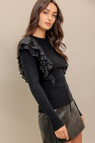 FIGHT THE FEELING SWEATER TOP - Glamourous Grace