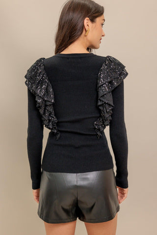 FIGHT THE FEELING SWEATER TOP - Glamourous Grace