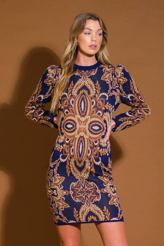STORIES OF MINE SWEATER MINI DRESS - Glamourous Grace
