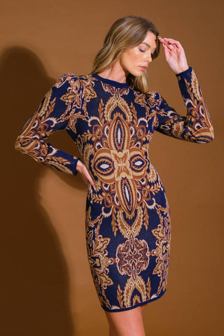 STORIES OF MINE SWEATER MINI DRESS - Glamourous Grace