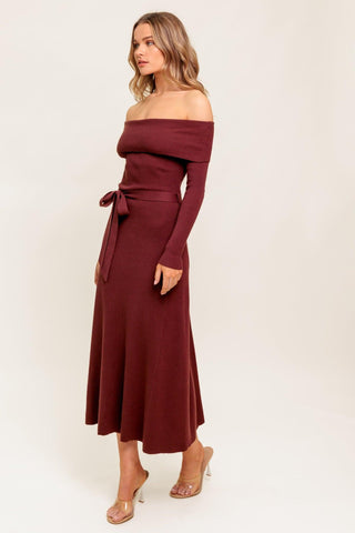 ALL A FANTASY SWEATER MIDI DRESS - Glamourous Grace