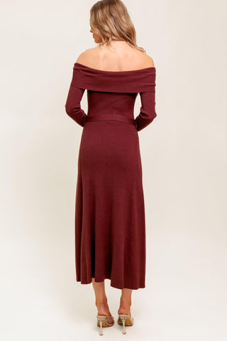 ALL A FANTASY SWEATER MIDI DRESS - Glamourous Grace