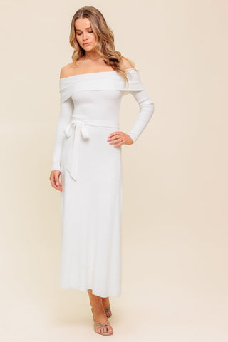 ALL A FANTASY SWEATER MIDI DRESS - Glamourous Grace