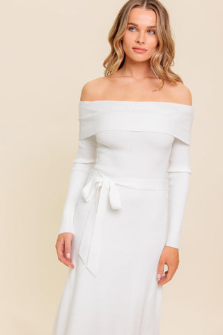 ALL A FANTASY SWEATER MIDI DRESS - Glamourous Grace
