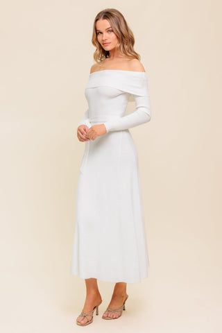 ALL A FANTASY SWEATER MIDI DRESS - Glamourous Grace