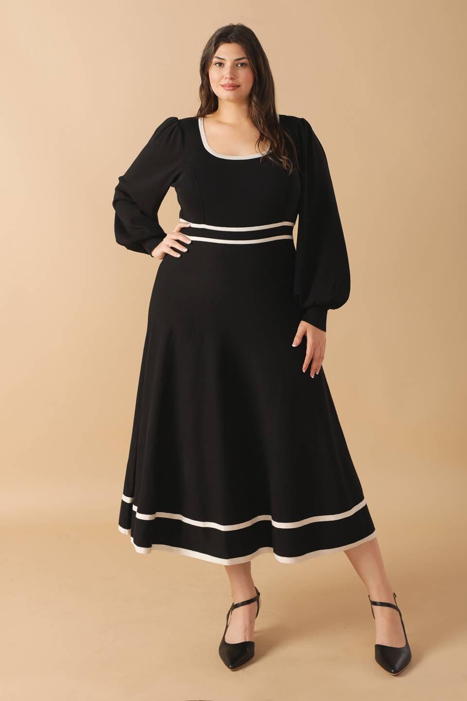 CAUGHT UP SWEATER MIDI DRESS - Glamourous Grace