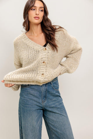 WEEKEND WARMTH SWEATER KNIT CARDIGAN - Glamourous Grace
