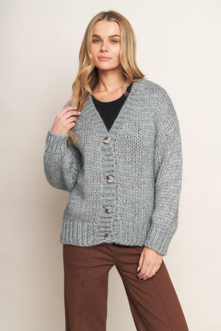 WEEKEND WARMTH SWEATER KNIT CARDIGAN - Glamourous Grace