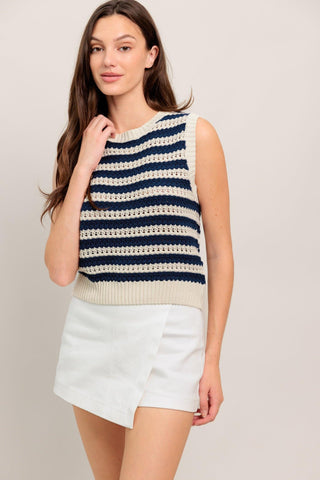 CLEAN COAST KNIT TOP