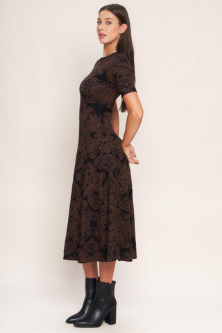 GOTHIC MUSE JACQUARD SWEATER MIDI DRESS - Glamourous Grace