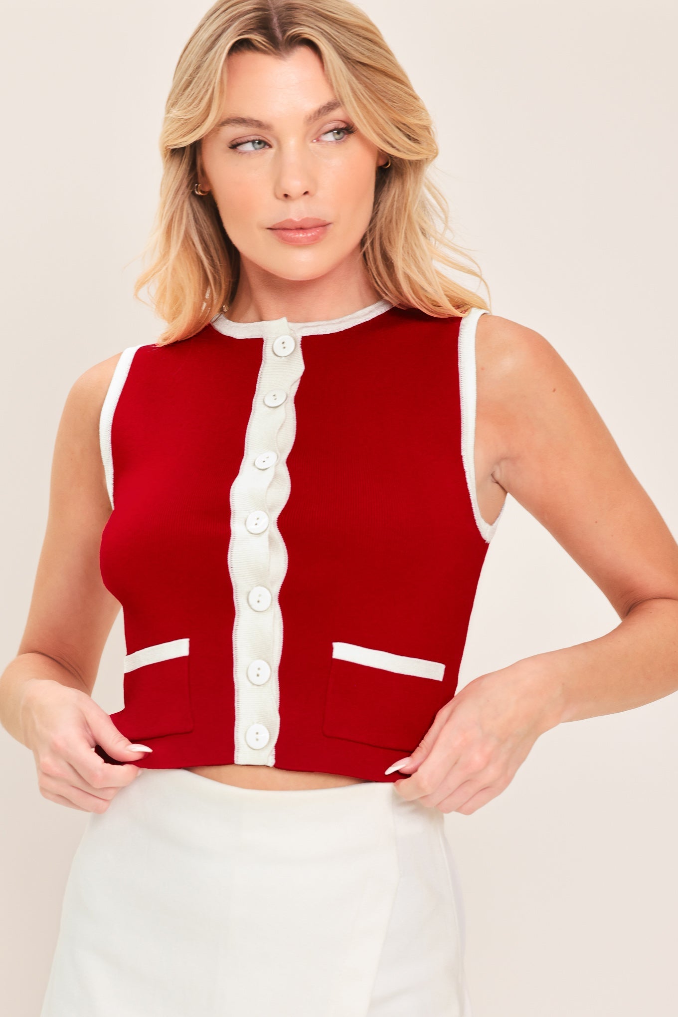 CHERRY SODA SWEATER KNIT TOP - Glamourous Grace