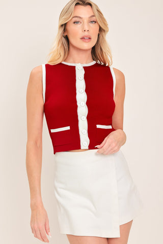 CHERRY SODA SWEATER KNIT TOP - Glamourous Grace