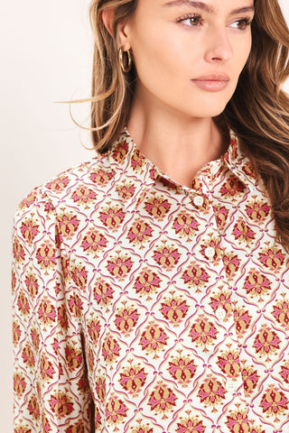 MOROCCAN MUSE WOVEN TOP