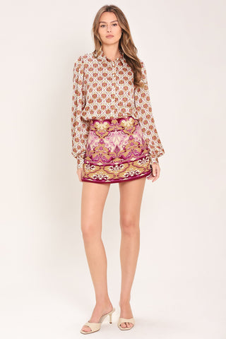 MOROCCAN MUSE WOVEN TOP