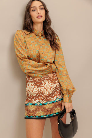 MOROCCAN MUSE WOVEN TOP - Glamourous Grace