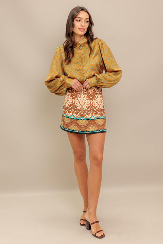 MOROCCAN MUSE WOVEN TOP - Glamourous Grace