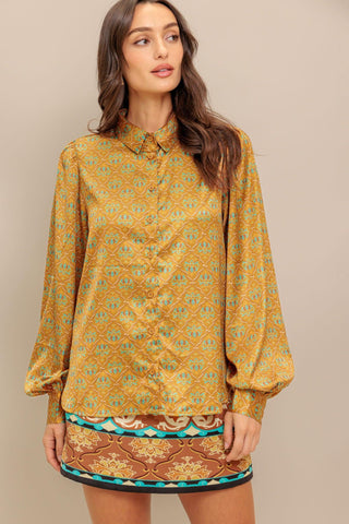 MOROCCAN MUSE WOVEN TOP - Glamourous Grace