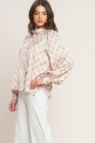 MOROCCAN MUSE PINK WOVEN TOP - Glamourous Grace
