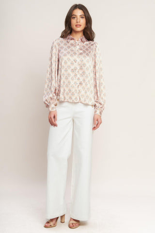 MOROCCAN MUSE PINK WOVEN TOP - Glamourous Grace