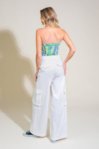 NAVIGATING LIFE DENIM TOP - Glamourous Grace