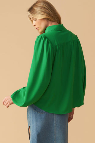 COMFORTABLE CHARM WOVEN TOP - Glamourous Grace