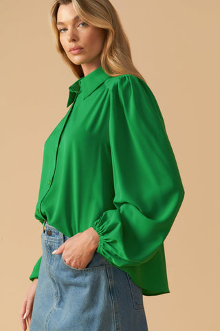 COMFORTABLE CHARM WOVEN TOP - Glamourous Grace