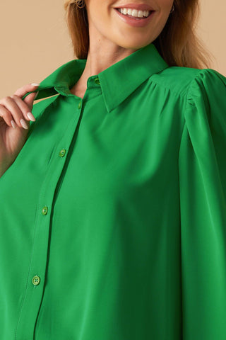COMFORTABLE CHARM WOVEN TOP - Glamourous Grace