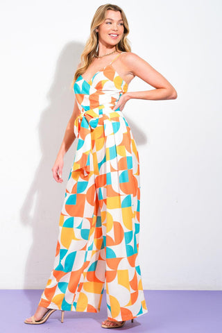 LUSH EASY ON THE EYES WOVEN TOP AND PANTS - Glamourous Grace
