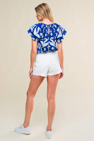 INTO THE SKY WOVEN TOP - Glamourous Grace