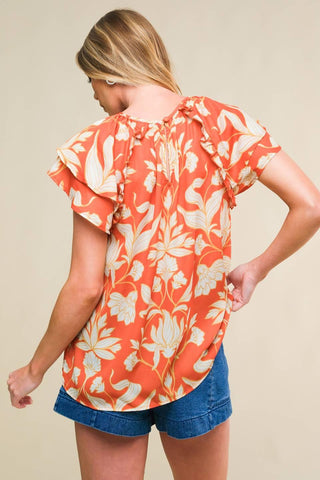 INTO THE SKY WOVEN TOP - Glamourous Grace