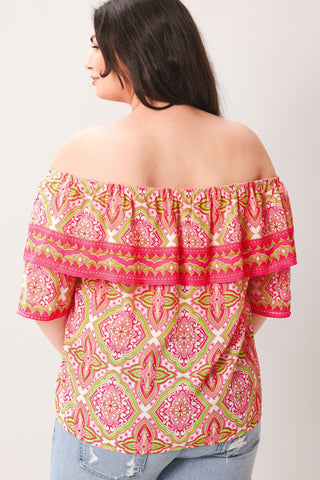 SPREAD CHEER WOVEN TOP - Glamourous Grace
