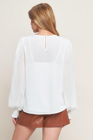 WEEKEND WANDERER WOVEN TOP - Glamourous Grace